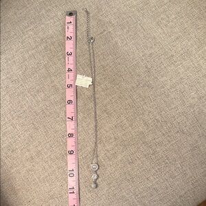 Oliver Weber Elegant Silver Necklace with Swarovski Accents